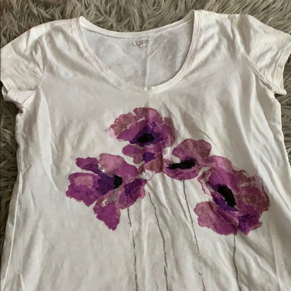 loft short sleeve tops